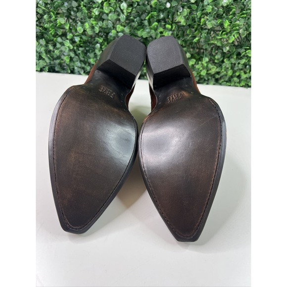 Frye Women's Sacha Moto Shootie Boot, Brown, 6 M - Picture 5 of 5